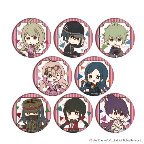 缶バッジ「ニューダンガンロンパV3 みんなのコロシアイ新学期」22/レトロアート 8個入りBOX[A3]《在庫切れ》