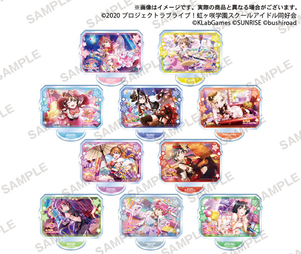 虹ヶ咲 UNIT LIVE アクリルスタンド とトレーディングアクリルコースター コンテンツシードより新商品発売のお知らせ | ラブライブ