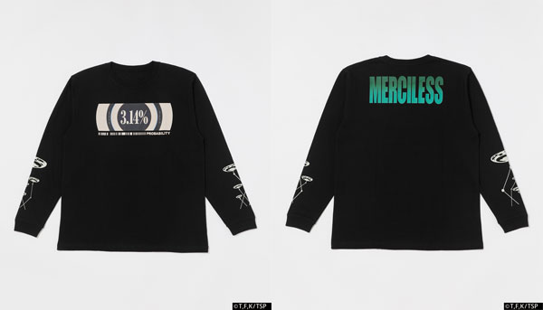 転生したらスライムだった件 BAMEN L/S TEE PROPABILITY 3.14 BLACK UNISEX M[R4G]《在庫切れ》