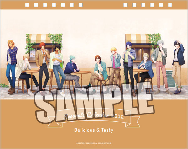 うたの プリンスさまっ 22年セパレート卓上カレンダー Delicious Tasty J Hobby Collection