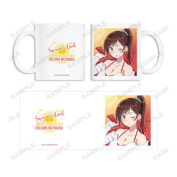 TVアニメ『彼女、お借りします』 描き下ろしイラスト 水原千鶴 ビーチデートver. マグカップ[アルマビアンカ]《在庫切れ》
