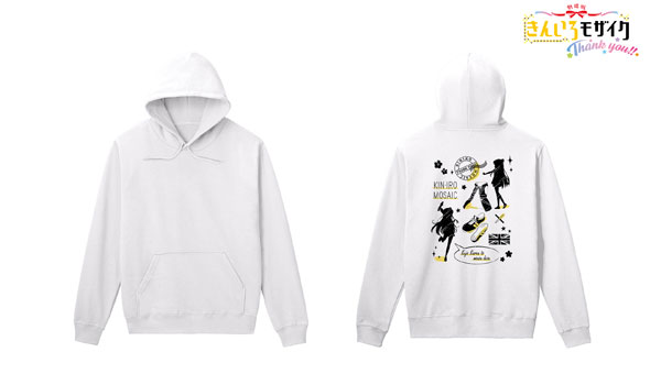 きんいろモザイク Thank You 九条カレン Ani Sketch パーカー メンズ S アルマビアンカ 在庫切れ
