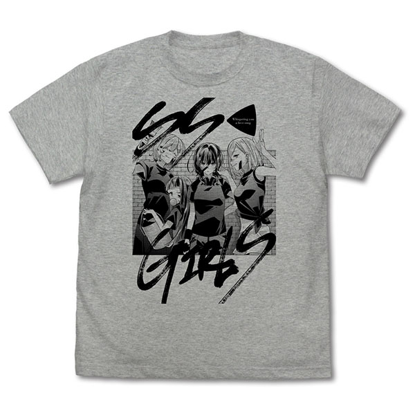 ささやくように恋を唄う SS GIRLS Tシャツ/MIX GRAY-S[コスパ]