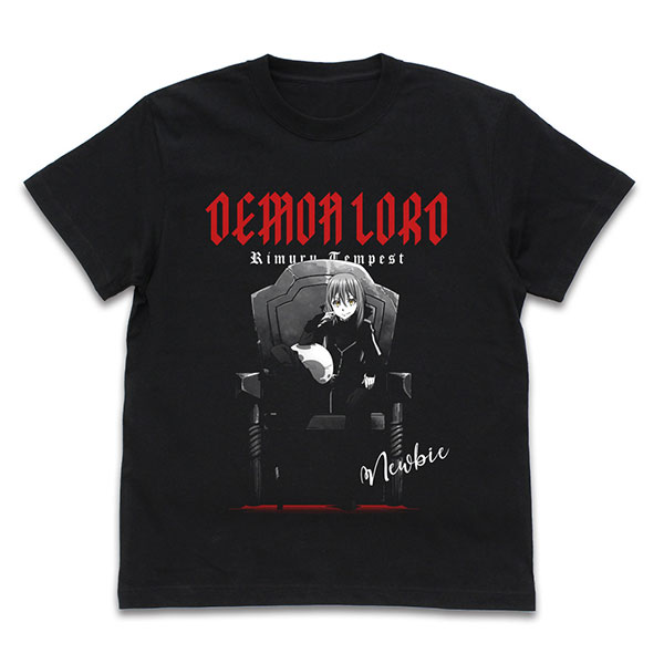 転生したらスライムだった件 魔王・リムル Tシャツ/BLACK-L（再販）[コスパ]《発売済・在庫品》