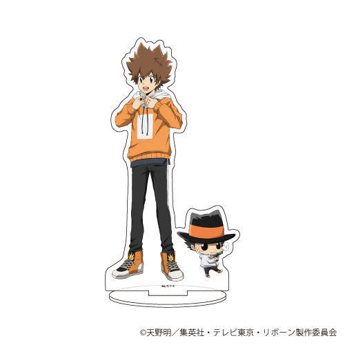 キャラアクリルフィギュア「家庭教師ヒットマンREBORN！」27/ツナ＆リボーンストリートギャングver.[A3]《在庫切れ》