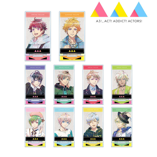 アニメ『A3！』 トレーディング Ani-Art アクリルスタンド 春組＆夏組ver. 10個入りBOX[アルマビアンカ]《在庫切れ》