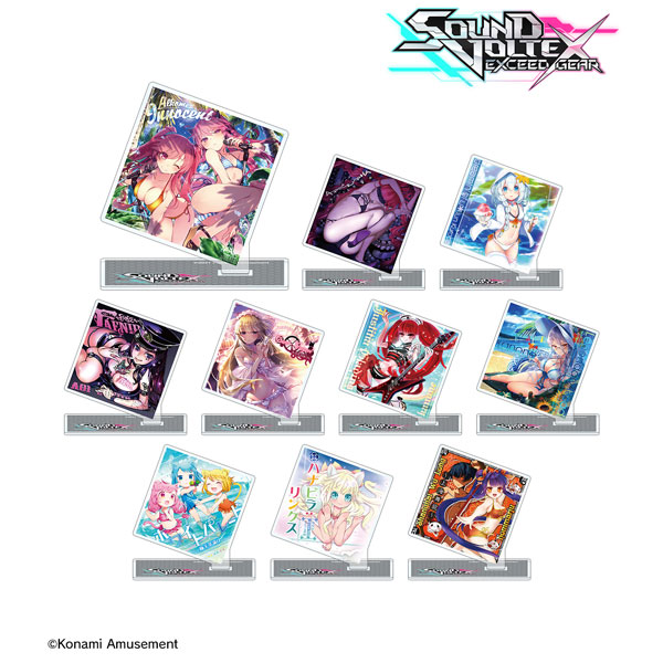 SOUND VOLTEX EXCEED GEAR トレーディングアクリルスタンド 10個入り 