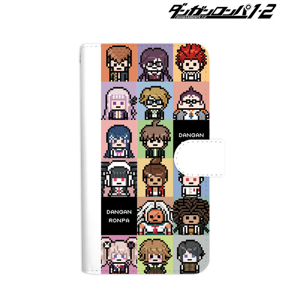 ダンガンロンパ1・2 Reload ドット絵モチーフ手帳型スマホケース ver.A(Mサイズ)[アルマビアンカ]《在庫切れ》