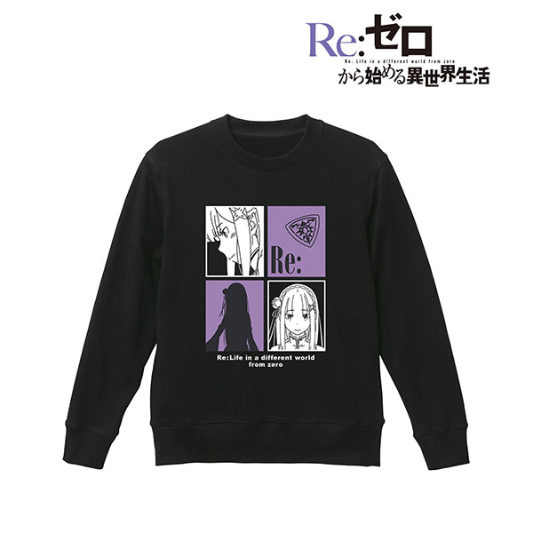 Re：ゼロから始める異世界生活 エミリア トレーナー レディース XXL[アルマビアンカ]《在庫切れ》