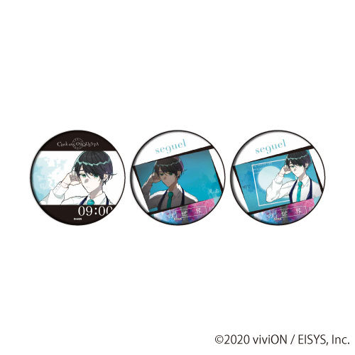 クロケスタ　九重九日　缶バッジセット 缶バッジ3個セット「Clock over ORQUESTA」09/MVデザイン 九重九