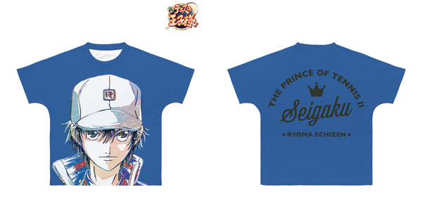 新テニスの王子様 越前リョーマ Ani-Art フルグラフィックTシャツ ユニ