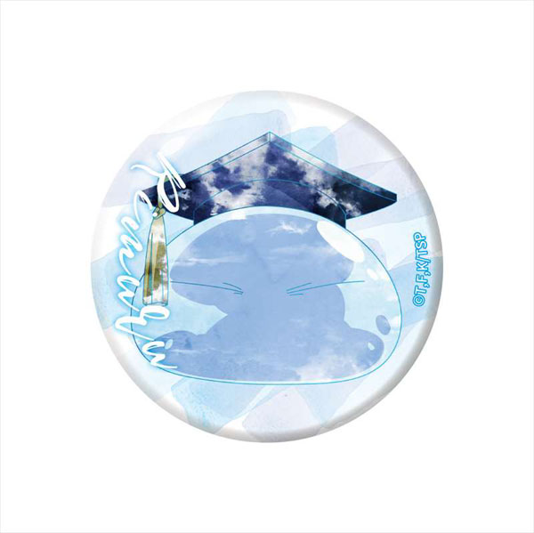 転生したらスライムだった件 水彩アート 缶バッジ リムル(スライム