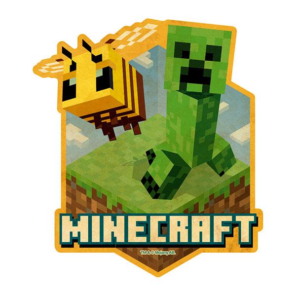 MINECRAFT マインクラフト トラベルステッカー (3)CREEPER[エンスカイ]《在庫切れ》
