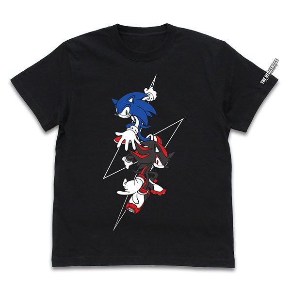 ソニック・ザ・ヘッジホッグ SONIC＆SHADOW Tシャツ/BLACK-S[コスパ]