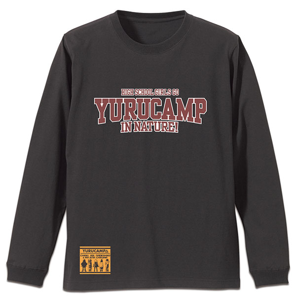 ゆるキャン△ YURUCAMP△ 袖リブロングスリーブTシャツ/SUMI-L（再販）[コスパ]《０５月予約》