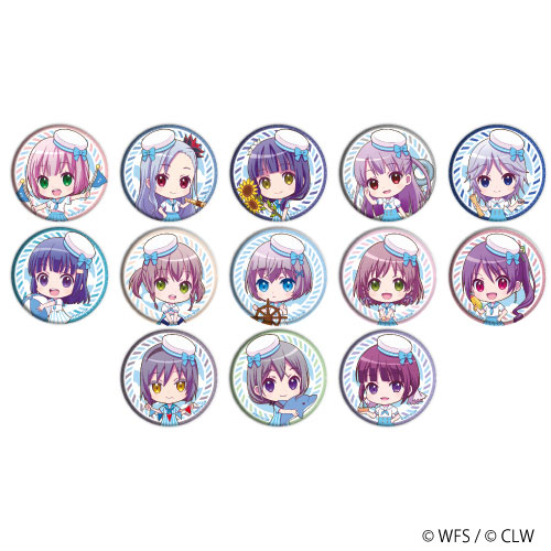 缶バッジ「ららマジ」14/マリンver. ミニキャラ 13個入りBOX[A3]《在庫