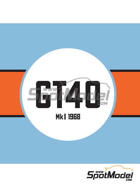 GT40 Mk.I 1968 写真資料集 (書籍)[コマカイ・ブックス]《在庫切れ》