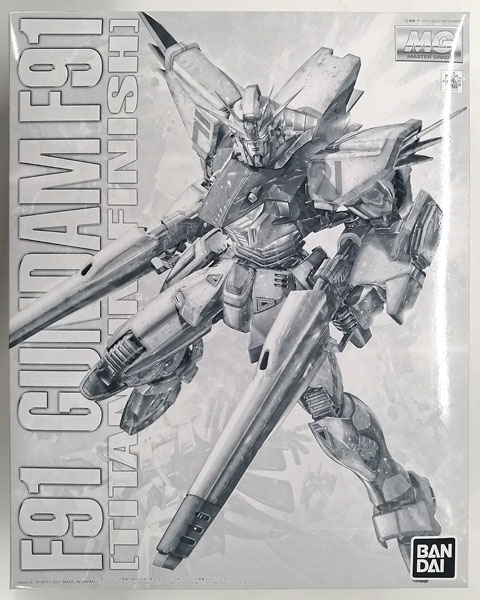 【中古】MG 1/100 ガンダムF91 Ver.2.0[チタニウムフィニッシュ] プラモデル (ホビーオンラインショップ限定)[BANDAI SPIRITS]