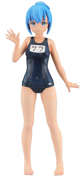 【中古】1/12 12たまごガールズ コレクション No.19“舞雪サラ“(スクール水着) 未塗装レジン製フィギュア[ハセガワ]