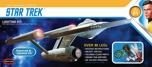 1/350 スタートレック U.S.S. エンタープライズNCC-1701キット用 ライティングキット[ポーラライツ]【送料無料】《在庫切れ》