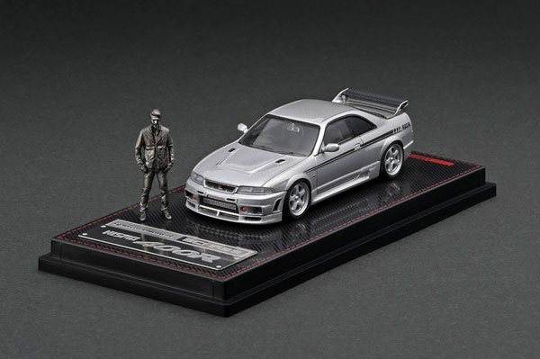 1/64 Nismo R33 GT-R 400R Silver With Mr.Matsuda ※メタルフィギュア