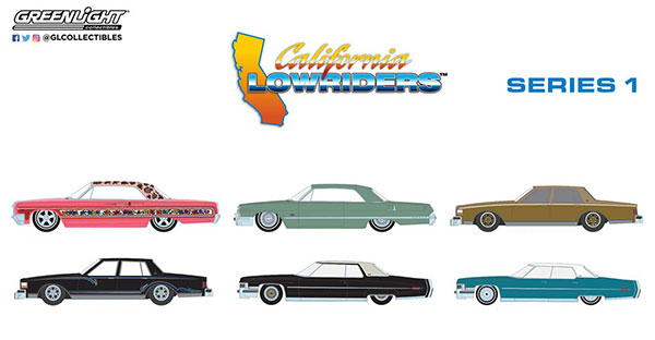 1/64 California Lowriders Series 1 6種セット[グリーンライト]《在庫 