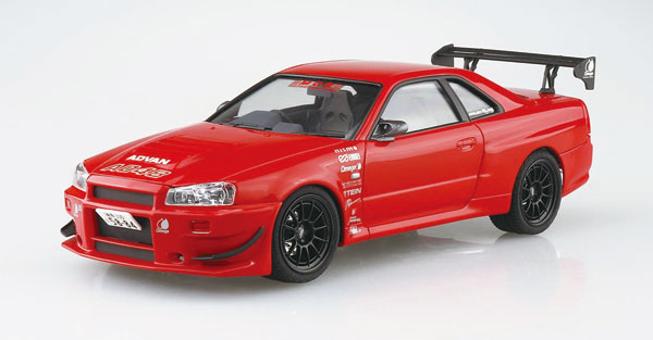 ザ・チューンドカー No.71 1/24 MCR BNR34 スカイライン GT-R ’02(ニッサン) プラモデル（再販）[アオシマ]《発売済・在庫品》