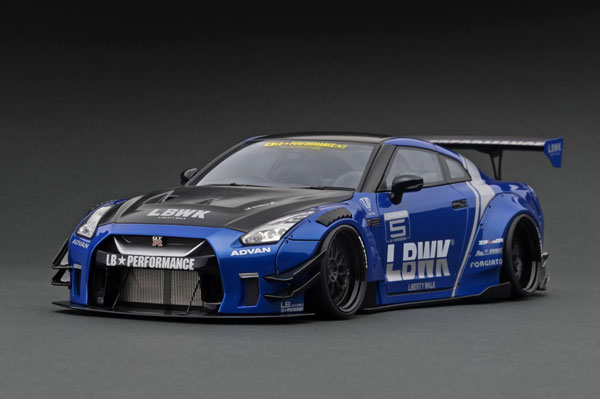 1/43 LB-WORKS Nissan GT-R R35 type 2 Blue[イグニッションモデル