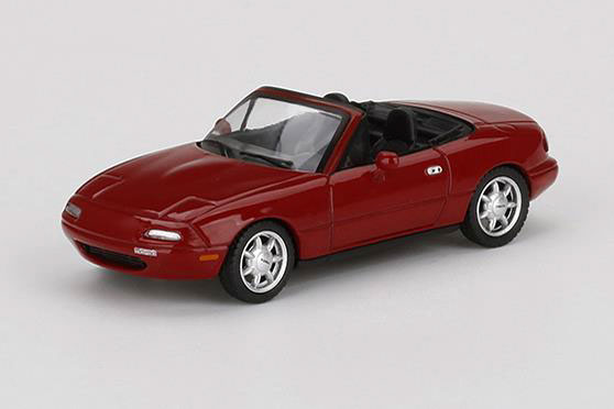 1/64 マツダ ミアータ MX-5 (NA) クラシックレッド(左ハンドル)[MINI GT]《在庫切れ》