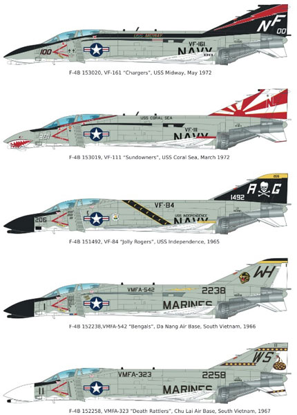 1/48 F-4B ファントムII 「グッドモーニング ダナン」デカール(T社用