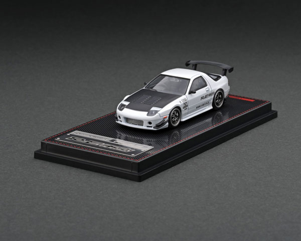 イグニッションモデル FC3S RE雨宮 マットパールホワイト 1/64 モデルインプレッション】 Ignition Model 1/64 - Mazda RX-7