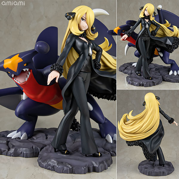 ポケモン シロナ フィギュアセット ARTFX J シロナ with ガブリアス｜『ポケットモンスター