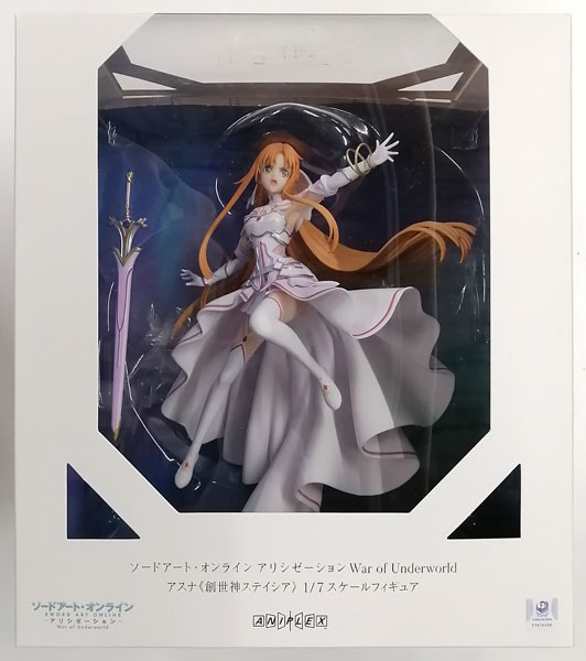 【中古】【特典】ソードアート・オンライン アリシゼーション War of Underworld アスナ ≪創世神ステイシア≫ 1/7 完成品フィギュア (ANIPLEX+限定)[アニプレックス]