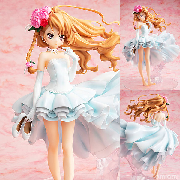 【新品未開封】とらドラ！　逢坂大河　ウェディングフィギュア　特典付き 特典】とらドラ！ 逢坂大河 ウェディングドレスver. 1/7 完成品