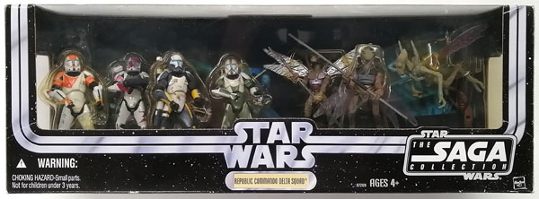 STAR WARS THE SAGA COLLECTION REPUBLIC COMMANDO DELTA SQUAD