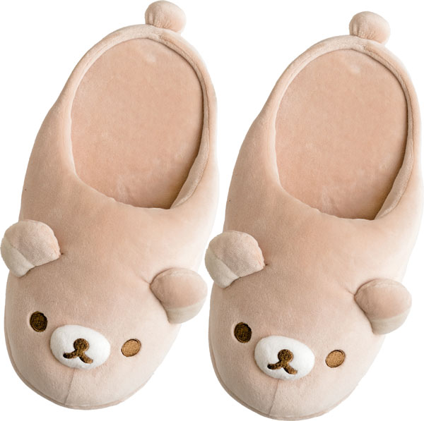 リラックマ ぬいぐるみスリッパ　セット San-X（サンエックス） San-X☆リラックマ ぬいぐるみスリッパ