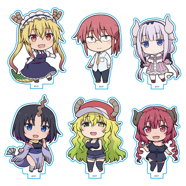 小林さんちのメイドラゴン アクリルスタンドコレクション 6個