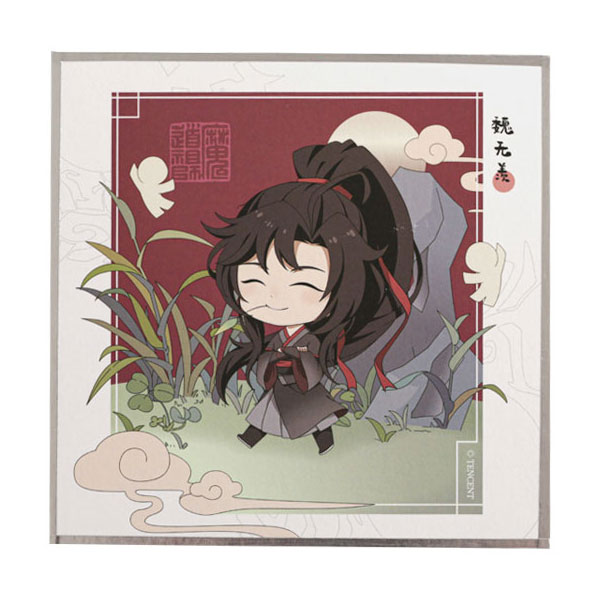 最安値⭐︎ 魔道祖師 完結記念展 魏無羨 藍忘機 F 扉絵箔押しミニ色紙 第三期 魔道祖師 完結記念展 魏無羨 藍忘機 H 扉絵箔押しミニ色紙