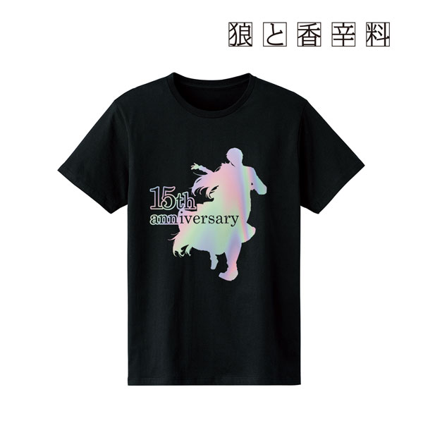 狼と香辛料 15周年ロゴ ホログラムTシャツ レディース M[アルマビアンカ]《在庫切れ》