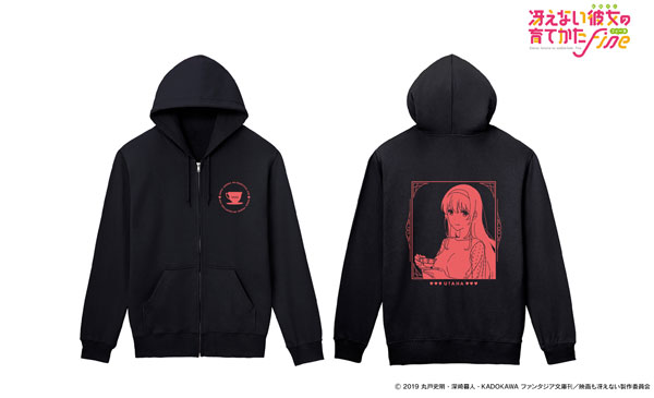 冴えない彼女の育てかた Fine 描き下ろし 霞ヶ丘詩羽 ジップパーカー 〈恵 バースデー2021ver.〉 レディース L[アルマビアンカ]《在庫切れ》