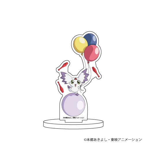 キャラアクリルフィギュア「デジモンテイマーズ」10/クルモン お祝いver.(描き下ろし)[A3]《在庫切れ》