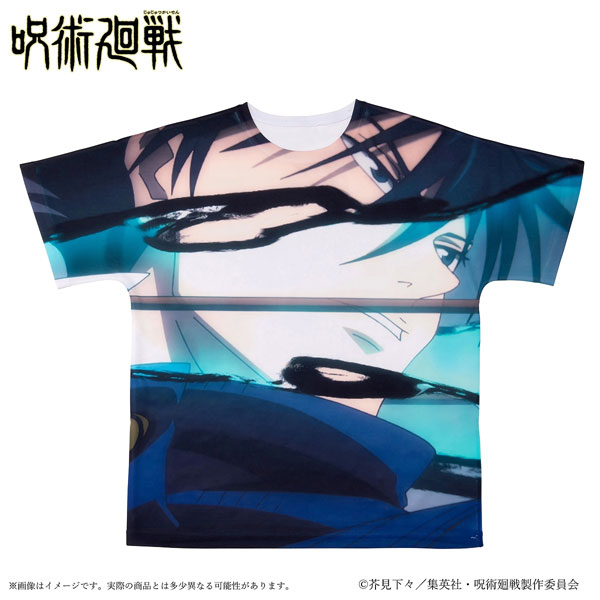 呪術廻戦 ポートレイトフルグラフィックTシャツ XL 伏黒恵[バンダイ