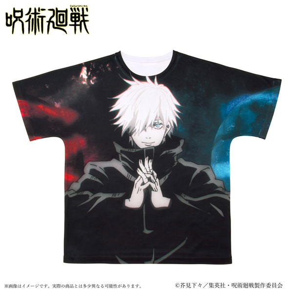 安価 呪術廻戦 ポートレイトフルグラフィックTシャツ M 五条悟 Tシャツ・アパレル
