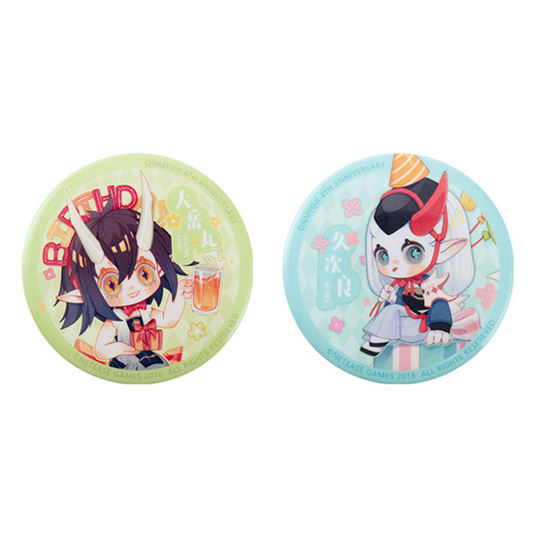 陰陽師本格幻想RPG グラッテ 缶バッジ 陰陽師本格幻想×Gratte】 4周年