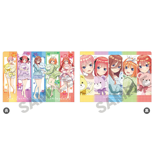 五等分の花嫁∬ シングルクリアファイル 集合 ぬいぐるみ抱っこ[クラックス]《在庫切れ》