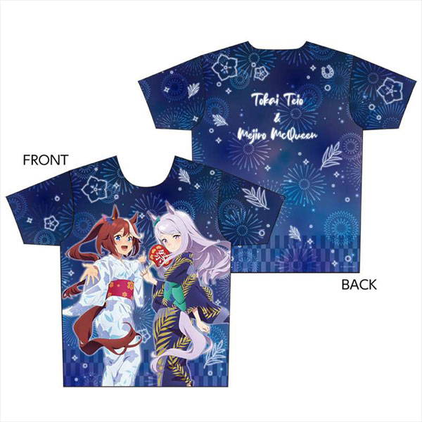 ウマ娘 プリティーダービー Season 2 描き下ろしフルグラフィックTシャツ/トウカイテイオー＆メジロマックイーンver. XL[キャラバン]《在庫切れ》
