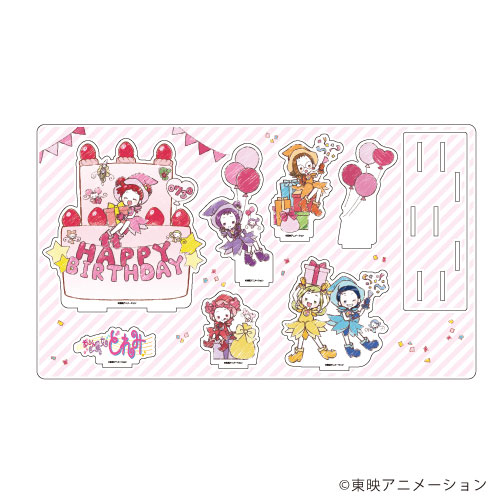 プレミアム アクリルジオラマプレート「おジャ魔女どれみ」02/一枚絵