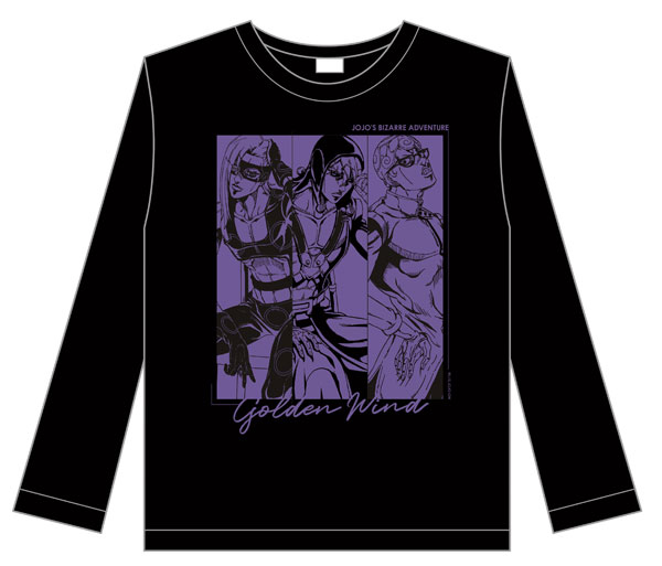 TVアニメ「ジョジョの奇妙な冒険 黄金の風」 ロングTシャツ ジョジョ～新たなる旅立ち～ver. Vol.2 〈暗殺者チーム〉Mサイズ《在庫切れ》