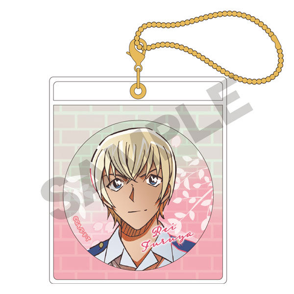 名探偵コナン 安室透 降谷零 キーホルダー 缶バッジ セット 名探偵コナン 缶バッジ付きケースキーホルダー 降谷零[クラックス