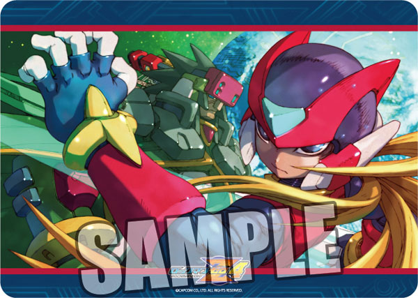 ロックマンエグゼ　万能　ラバーマット　レッドサン　ブルームーン キャラクター万能ラバーマット ロックマン | グッズ| 株式会社